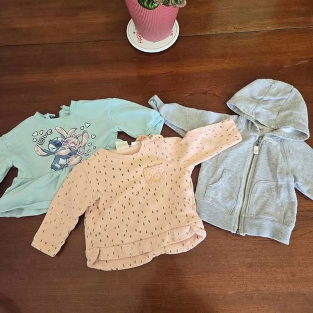 3-6 Month Girl Sweaters Lot of 3 Pieces